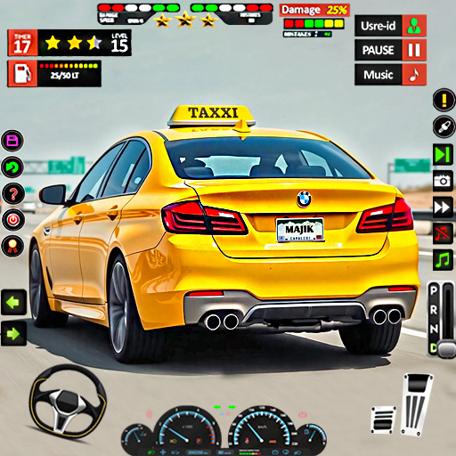 Crazy Taxi Car Game: Taxi Sim