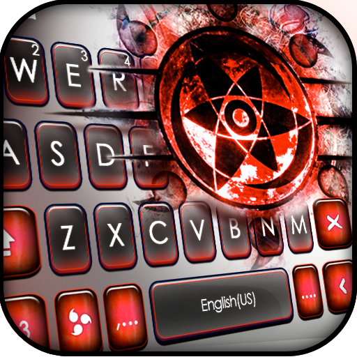 Smokey Red Sharingan Keyboard 