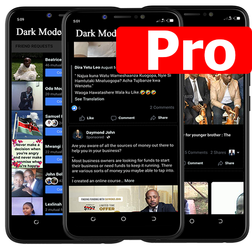 Dark Theme Pro for Facebook