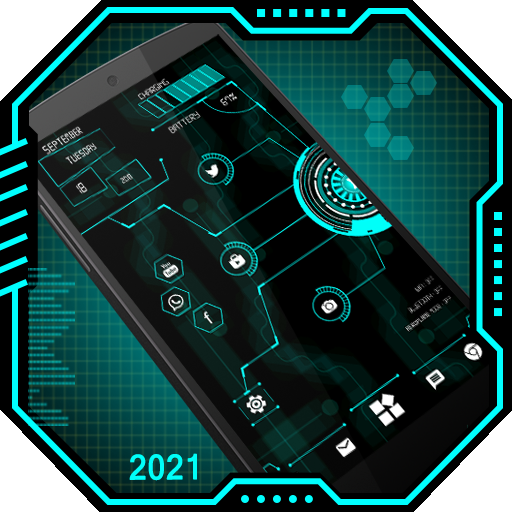 Circuit Launcher 4 -2020 - Futuristic launcher UI