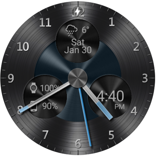 Black Metal HD Watch Face