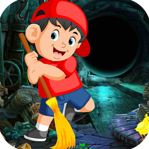 Best Escape Games 184 Sweeper Boy Escape Game