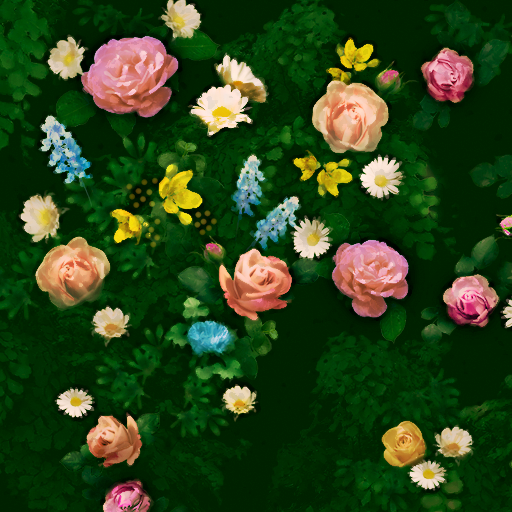 Classy Theme-Roses in Bloom-