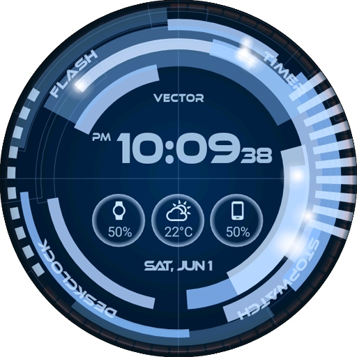 Vector GUI Watch Face