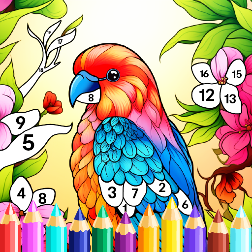 Birds Color By Number