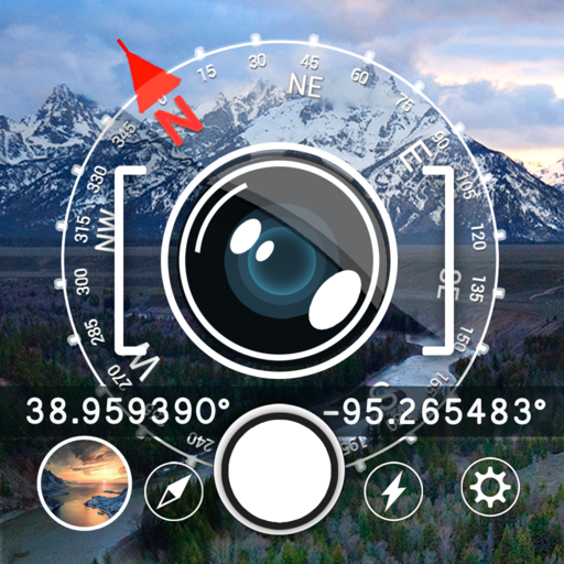 GPS Coordinates Photo Stamp Camera UTM