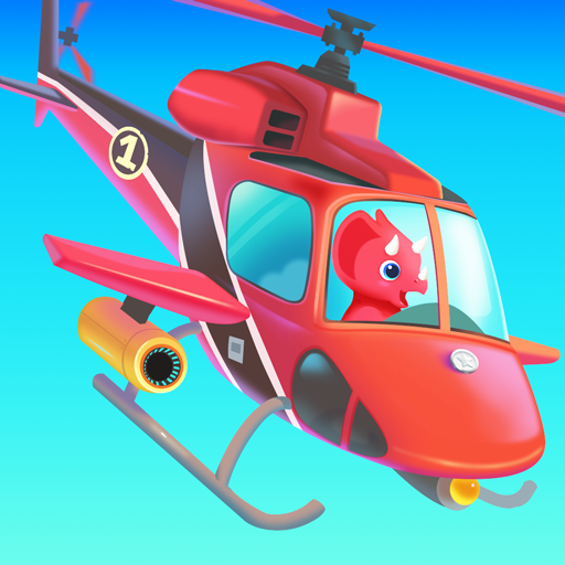 Dinosaur Helicopter Kids Games