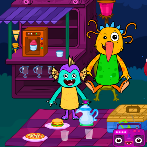 My Monster Town - Playhouse Games for Kids