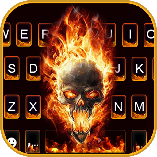 Flaming Death Skull Theme