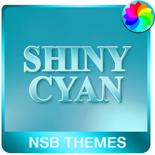 Shiny Cyan Theme for Xperia