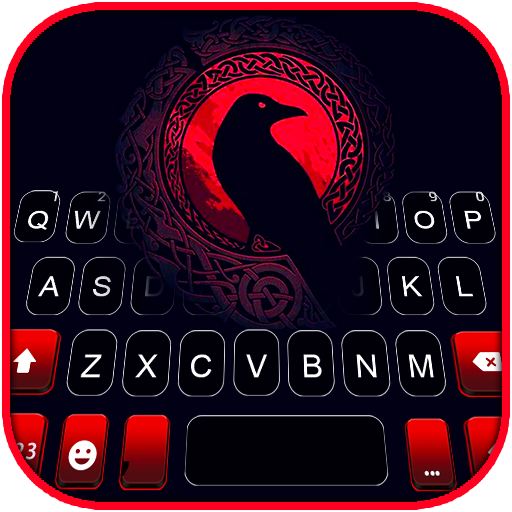 Raven Moon Night Keyboard Back