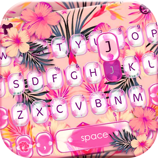 Summer Floral Keyboard Theme