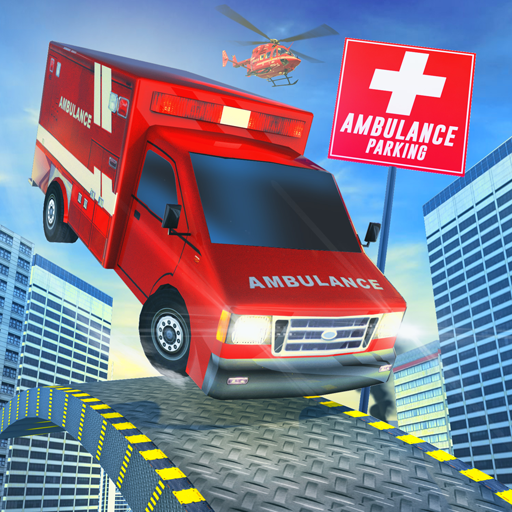 Roof Jumping Ambulance Simulator - Rooftop Stunts