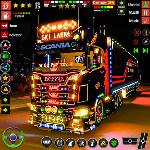 Semi Truck Driving Cargo Games