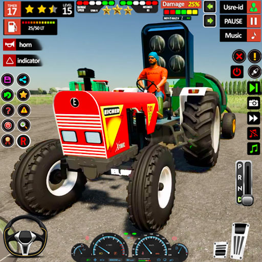 Tractor Driving Farming Games