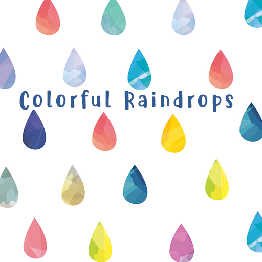 Colorful Raindrops Theme