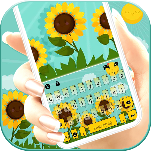 Sunflower Field Keyboard Theme