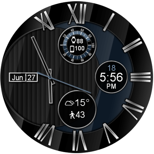 Glass Reflecto HD Watch Face