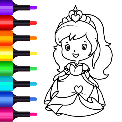 Princess Coloring Book Games