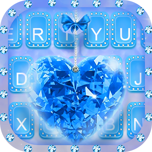 Blue Diamond Keyboard Theme