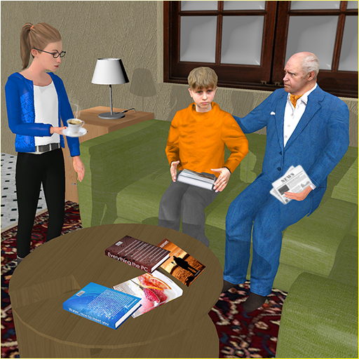 Virtual Grandpa Simulator Happy Family Games