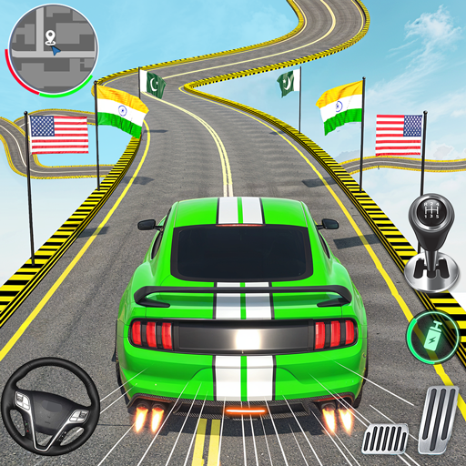 Muscle Car Stunts - Ramp Car