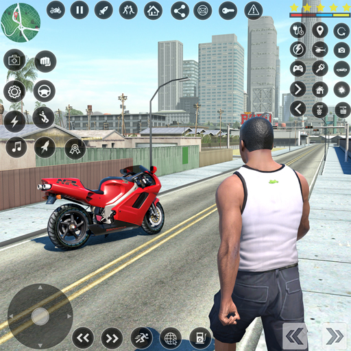 Gangster Bike Racing: Gun Game