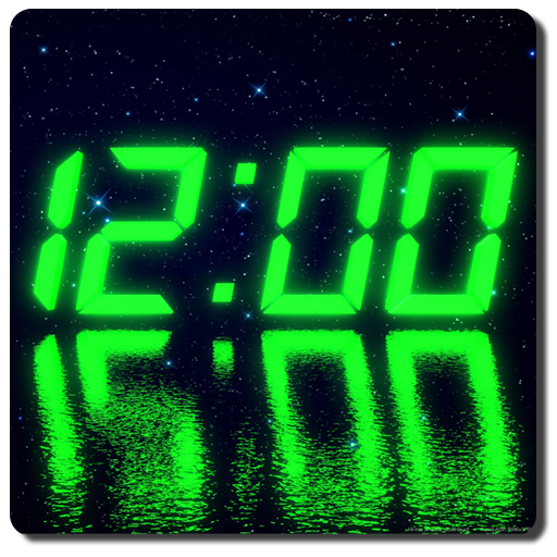 LED clock widget