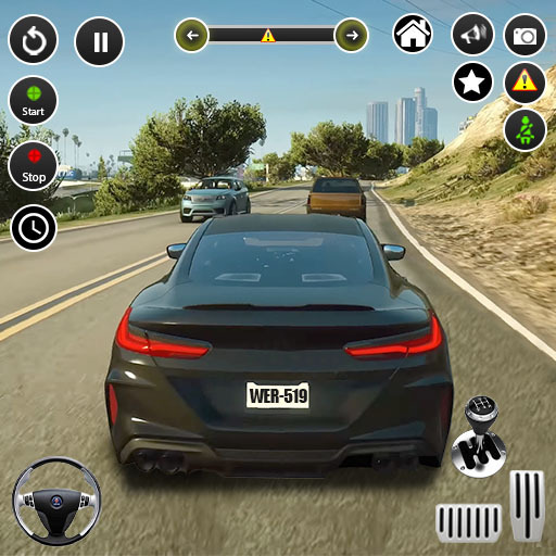 Real Car Driving School Game