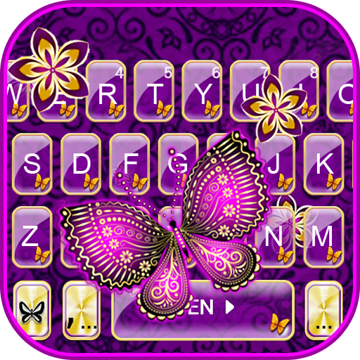Purple Butterflies Theme