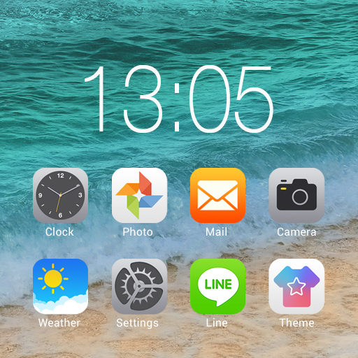 iLauncher OS13-Phone X style