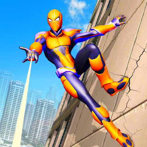 Spider Rope Hero: Robot Games