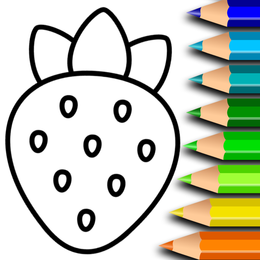 Fruits Coloring Book For Kids