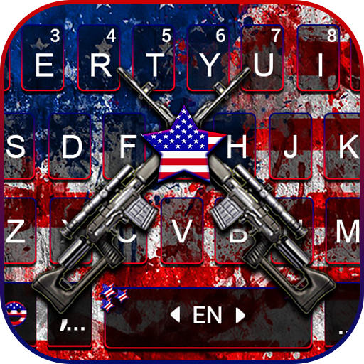 American Guns Keyboard Theme