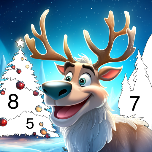 Christmas Color by Number Game