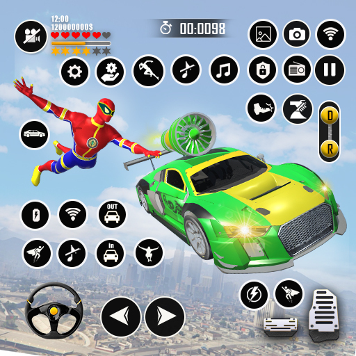 GT Superhero Mega Ramp Car