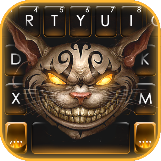 Evil Angry Cat Keyboard Theme