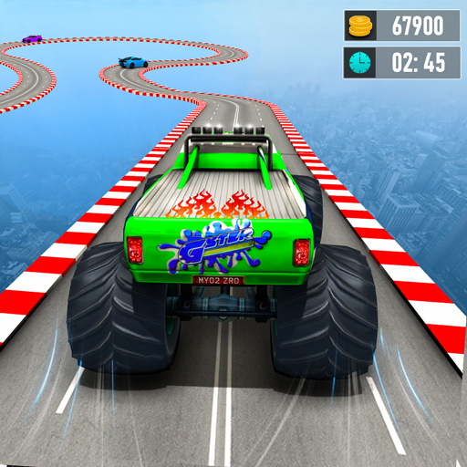 Mega Ramp Monster Truck Driving Stunt Racing Games