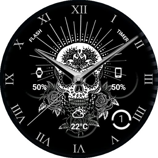 Skull Wear Watch Face