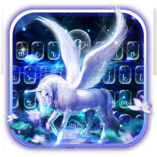 Graceful Alicorn Keyboard Theme