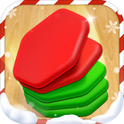 Christmas Hexa: 3D Merge Game