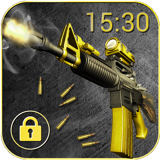 Rifle Fire Lock Screen