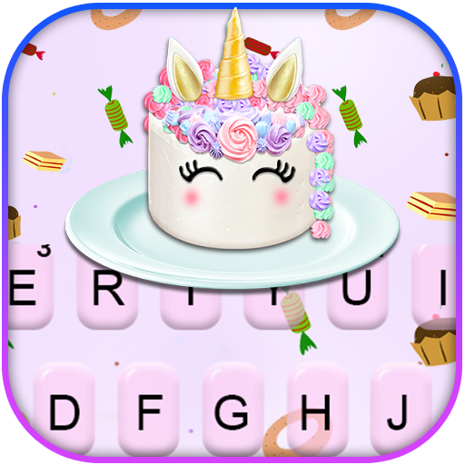 Yummy Unicorn Cake Keyboard Th