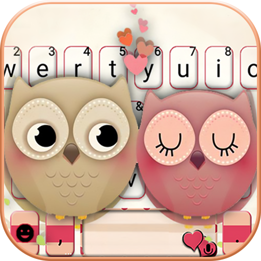 Valentine Owls Love Keyboard T