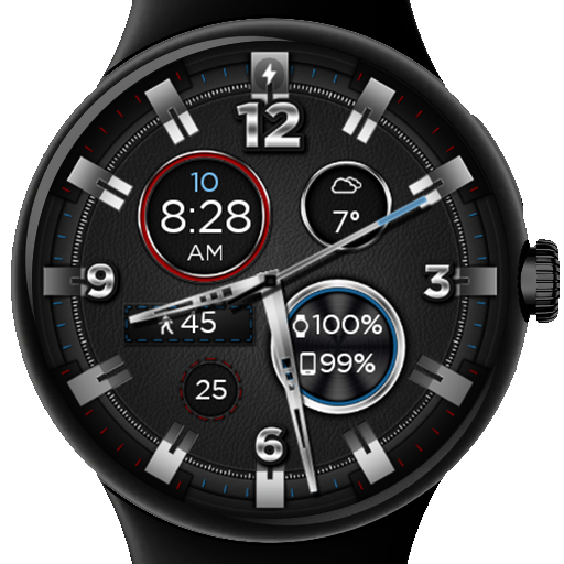 Leather ShockR HD Watch Face