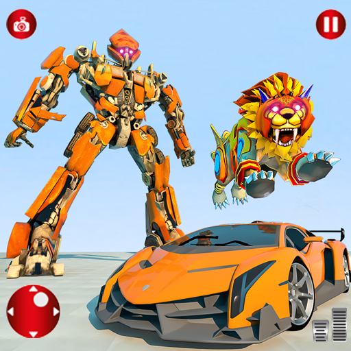 Lion Robot Transform Car War sim:Super Robot Games