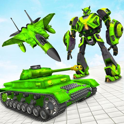 Robot Tank Transformation: Flying Robot Shooting