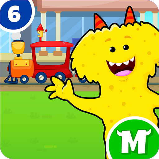 My Monster Town - Toy Train Games for Kids