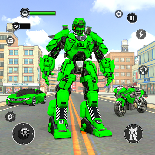 Incredible Robot Game Car Game