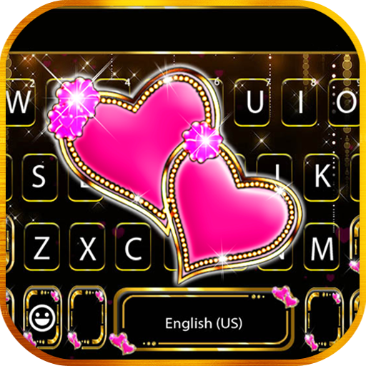 Bling Pink Hearts Theme